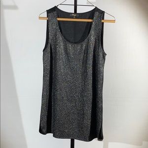Sparkly sleeveless blouse